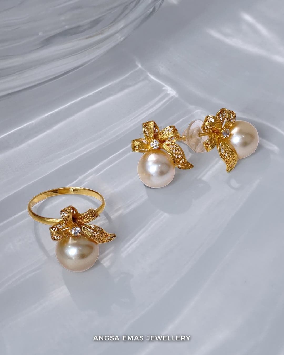 Pearl Accent Earrings